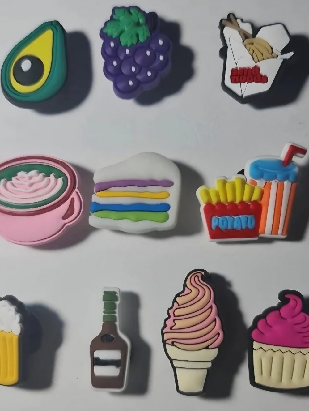 Food Shoe Charms for Crocs Chick fil A Dunkin Donuts - Picture 5 of 6